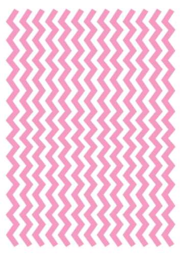 Printed Wafer Paper - Chevron Pastel Pink - Click Image to Close